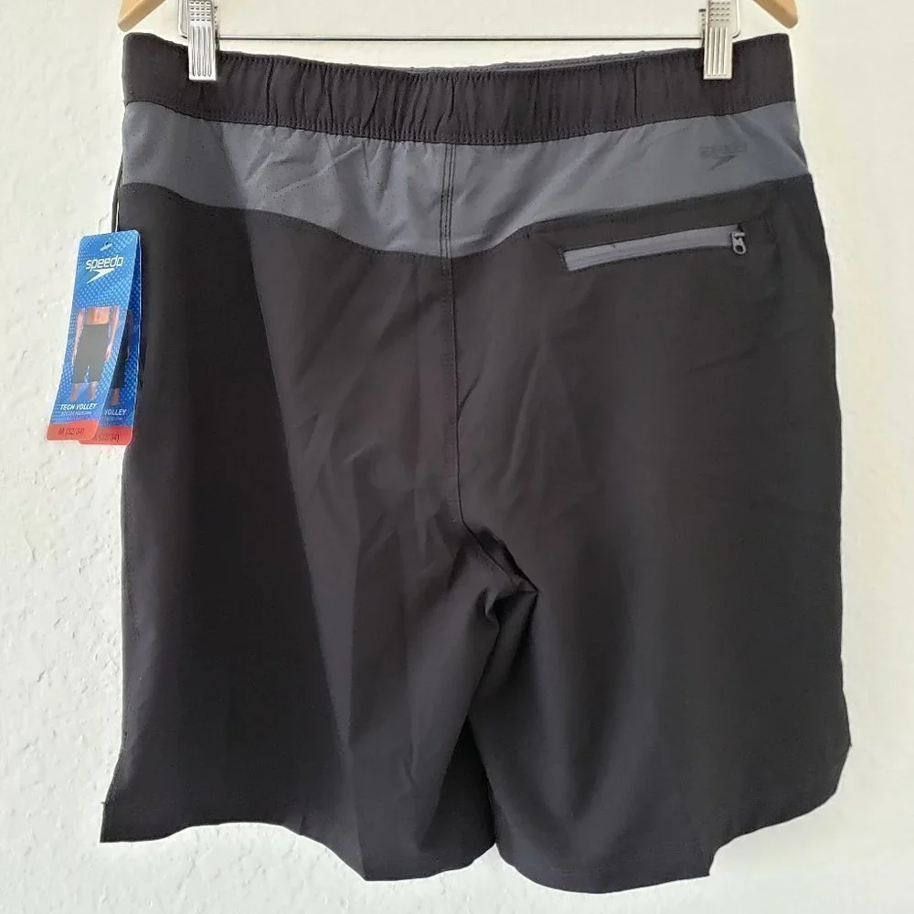 NWT - Speedo Board Short Tech Volley W/ Hydroliner - Size M